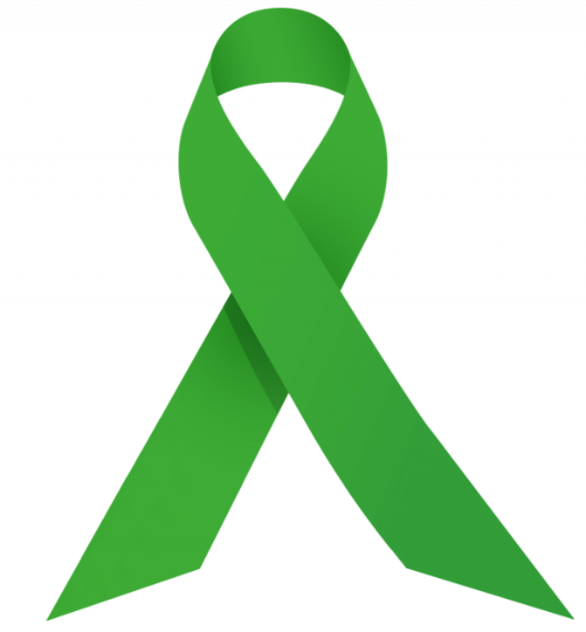 Ruban vert, symbole du don d'organes et de reconnaissance aux donneurs
